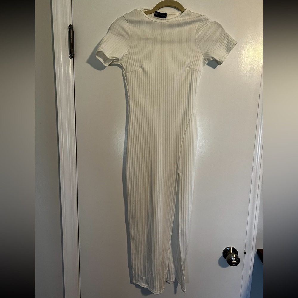 Pretty Little Thing white dress